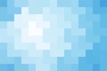 Geometric mosaic blue background. Gradient blue pattern for backdrop design.  