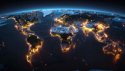 A Digital Map of International Trade Networks in a Modern Oceanic Environment
