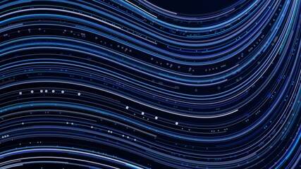 Optic lights and data video animated background