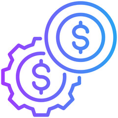 Management icon isolated on white background. vector illustration icon for business, accounting financial and other business