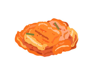 キムチをイメージしたイラスト