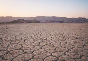 Vast Arid Desert Landscape