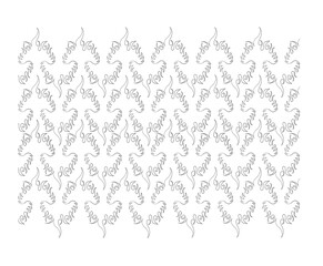 Seamless Pattern of Stylized Flame Shapes in Light Gray Outline, Repeating Fiery Texture for Backgrounds, Wallpaper, Textile Prints, and Graphic Design Projects, Subtle and Dynamic Abstract Design on 