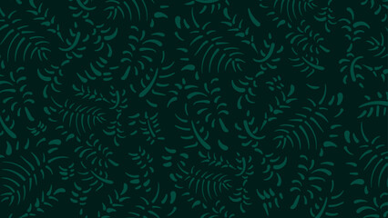 dark pattern with floral leaves. Floral background.