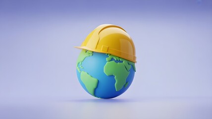 Happy Labour Day concept. 1st May- International labor day concept. Labor safety and right at Workplace. World Day for Safety and Health at Work concept. Safety first for worker.