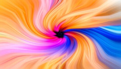 Colorful Swirling Abstract Art.
