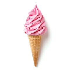 Pink ice cream cone (2)