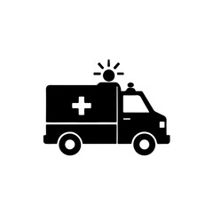 Black and White Health Access Icon
A simple, modern black and white icon representing health access and emergency services. The design features a minimalist ambulance symbol
