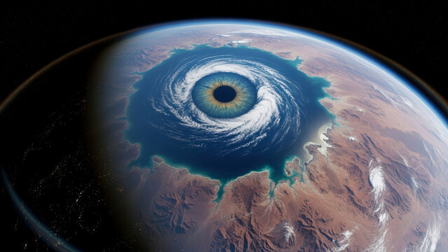 An eyeball planet, tidally locked and with a subsolar point of liquid water