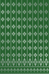 Goldenleaf Thai Flow, Thai Scroll in Moss 