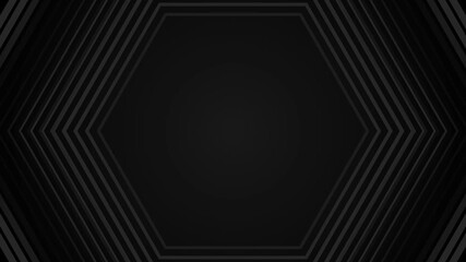 Technology background glowing hexagon neon line futuristic style illustration - Powered by Adobe