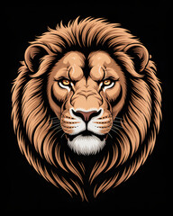 Obraz premium head of lion