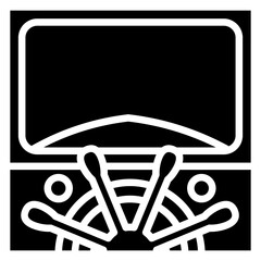Wheelhouse Icon Relate To Nautical, Sea, Marine, Navy. Use For Modern Concept, Ui, Ux Web And App Development. © arga muria