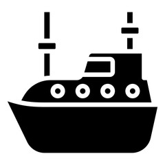 Lifeboat Icon Relate To Nautical, Sea, Marine, Navy. Use For Modern Concept, Ui, Ux Web And App Development.