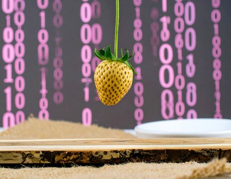 Cybernetic strawberry: A fusion of nature and technology for unique concept