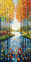 Obraz premium autumn in the park