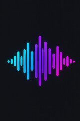 Waveform transition and vibrant color with audio design create dynamic music visualization full rhythm and energy