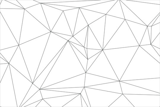 Abstract geometric wireframe mesh background, polygonal line connection network, low poly triangular pattern, modern digital grid texture, EPS vector illustration for technology, web, futuristic desig
