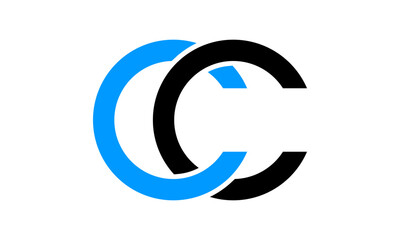 Letter CC logo	
