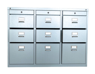 “Metal Lateral File Cabinet for Office Storage, isolated on a transparent background”.