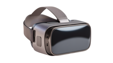 Modern VR headset, immersive experience technology, virtual reality gaming and entertainment
