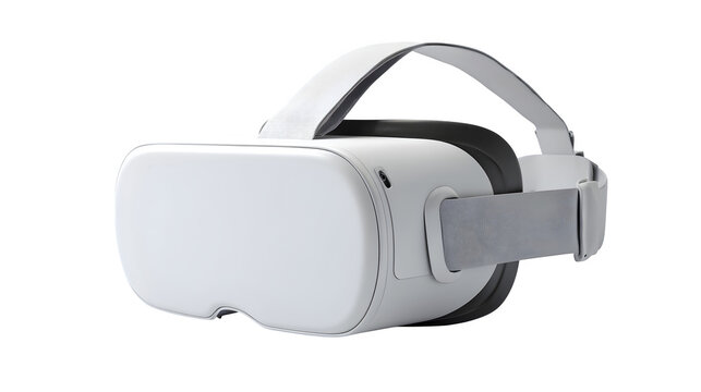 Modern VR headset design for immersive gaming and virtual reality experiences, ready to use