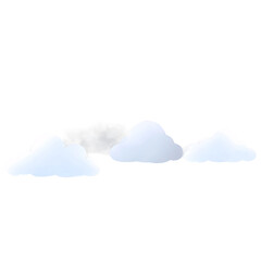 Light blue and grey clouds in the sky.