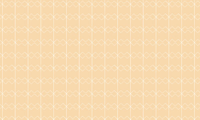 Seamless Subtle Geometric Lines Pattern on a Light Peach Background