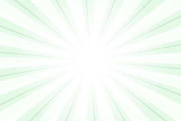 Obraz premium Celadon Green Abstract Sunlight Background. Glow Effect Sunburst Background for Presentation, Banner, Poster, Flyer, Sales. Pop Art Template for Summer and Spring. Rays Vector Theme.