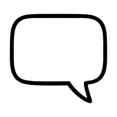 Naklejka premium Blank comic speech bubble vector