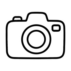 Simple camera icon illustration vector