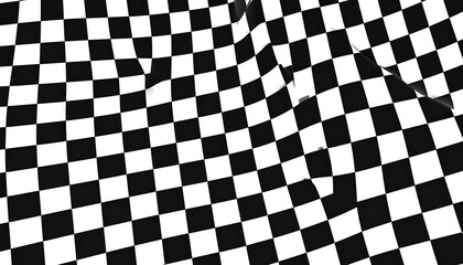 Checkered pattern with a wavy texture.