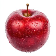 Red apple with water droplets (14)