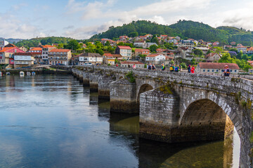 Obraz premium Puente Sampayo Bridge in Pontevedra, Spain