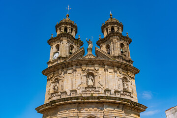 Obraz premium Iglesia de la Virgen Peregrina (Church of the Pilgrim Virgin) in Pontevedra, Spain