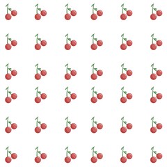 seamless pattern with cherry