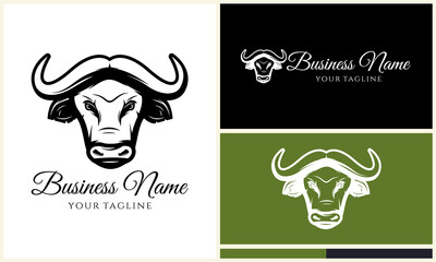 Buffalo Logo Design Templates.