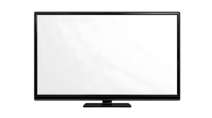 Sleek television display ready for your media, advertising or creative content, professional mockup template