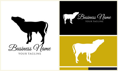 Calf Logo Design Variations. (1)