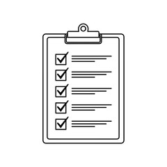 Checklist icon represents task completion and important checklist items