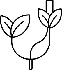 vector illustration of an abstract tree