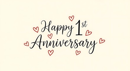 Happy First Anniversary Celebration Wishes and Messages