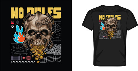 Urban Streetwear T Shirt Design