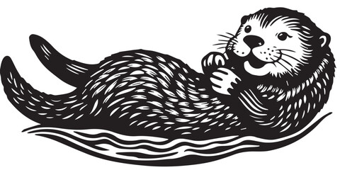 Vector black tribal tattoo design of a wild hen and rooster head illustration