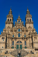 Fototapeta premium Santiago de Compostela Cathedral Basilica in Galicia, Spain