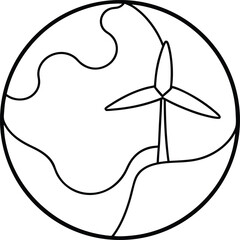 vector illustration of an apple with green leaf