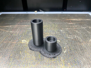 Pictures of 3D Printers complete in concept design and installation parts.