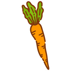 carrot cartoon illustration