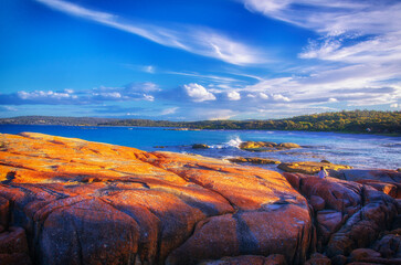 Bay of Fires Tasmania Australia Pristine Coastal Scenery Landscape Photo