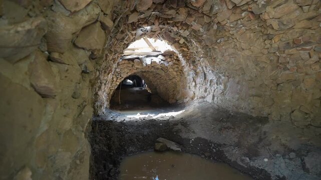 Tunnels Under Bishop Castle, Tourist Attraction of Colorado USA